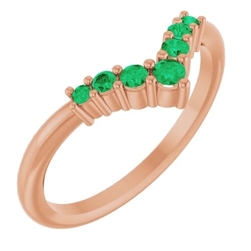 Xiamara Emerald  Engagement Ring