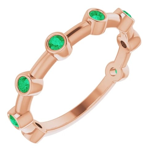 Zaryah Emerald  Engagement Ring