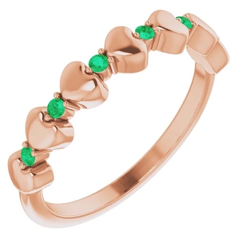 Zeniyah Emerald  Engagement Ring