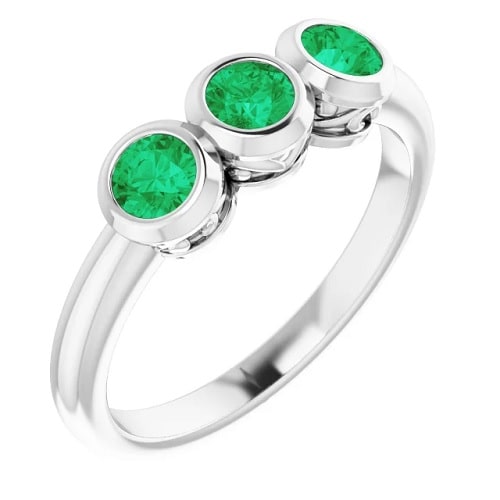 Ziggy 0.30 Carat Emerald  Engagement Ring