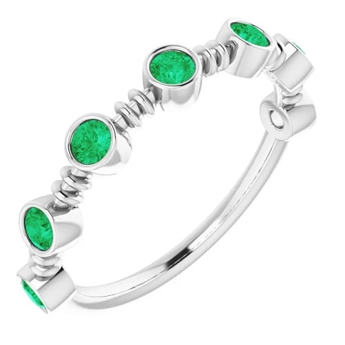 Zoriah Emerald  Engagement Ring