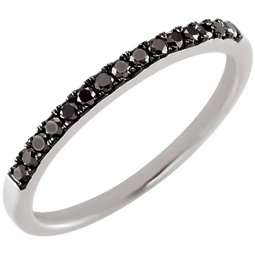 Zamaria 0.20 Carat Black  Diamond Ring