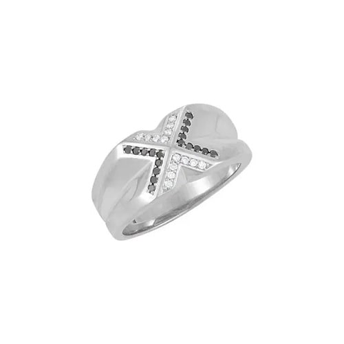 Zoa Black Diamond  Wedding Ring