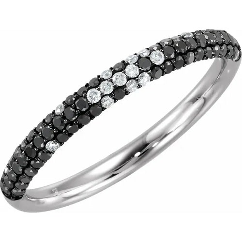 Odalys Black  Diamond Ring