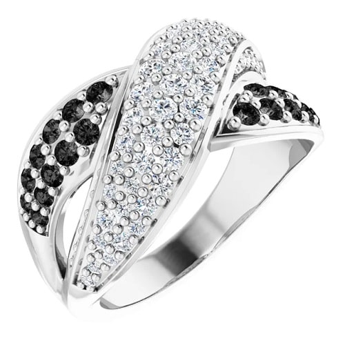 Yaslin 1.25 Carat Black  Diamond Ring