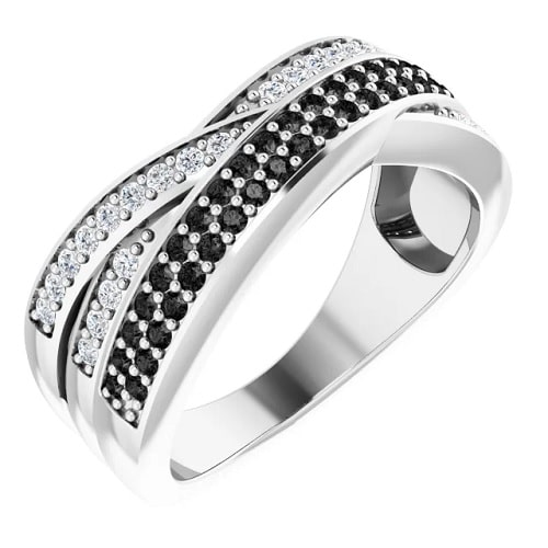 Yessica 0.65 Carat Black  Diamond Ring