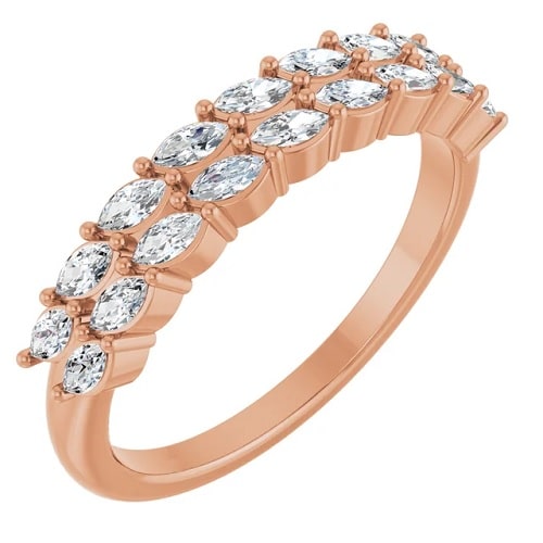 Diamanda Natural Diamond 4 Prong  Wedding Ring