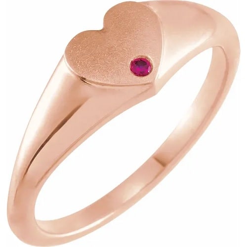 Zanai Lab Grown Ruby  Engagement Ring