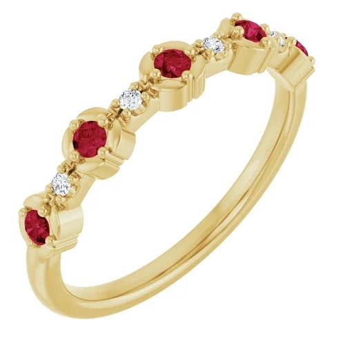 Luna Natural Ruby 