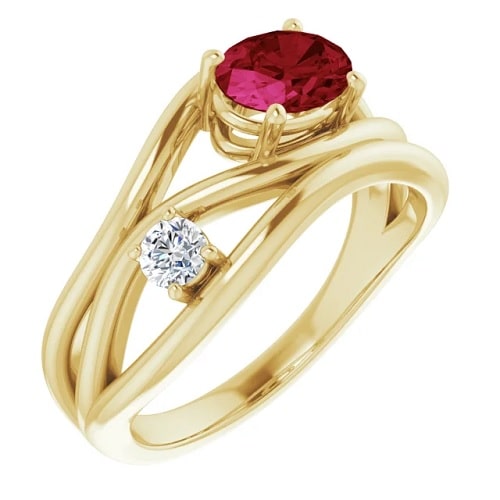 Lucy Natural Ruby 