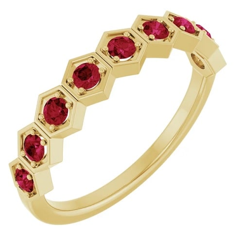 Leia Natural Ruby 