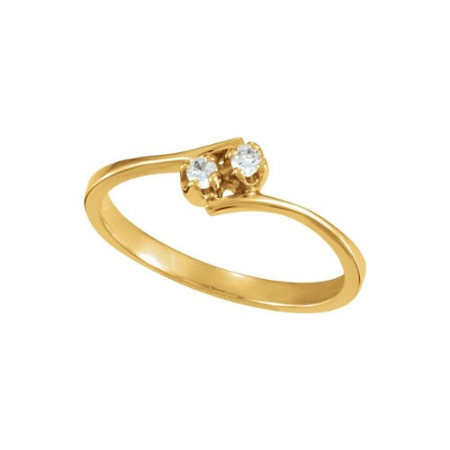 Nelly 0.10 Carat Natural 4 Prong  Diamond Ring