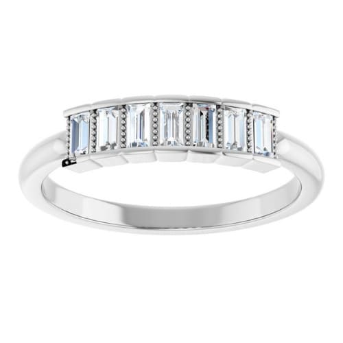Doanna Lab-Created Bezel  Diamond Ring