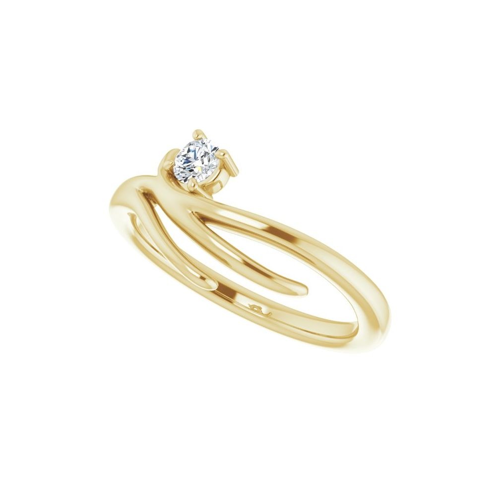 Deonne Natural 4 Prong  Diamond Ring