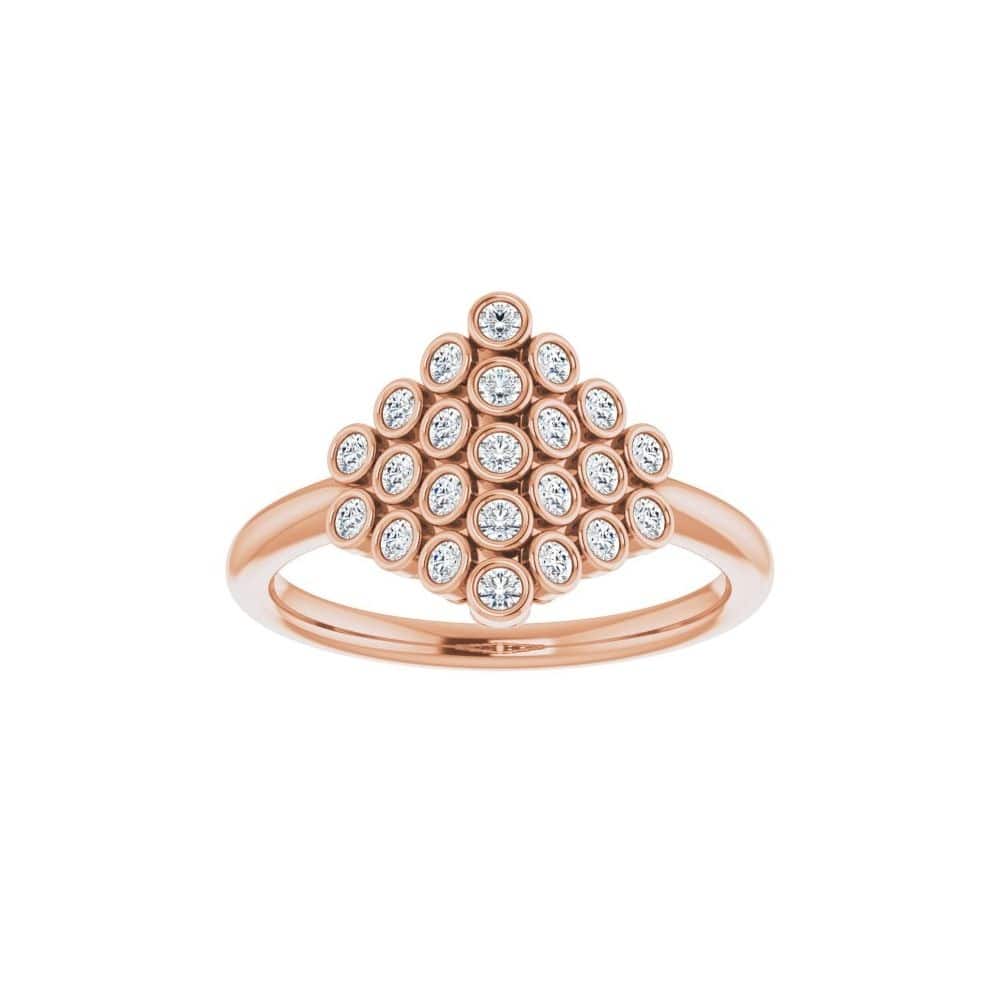 Everlee Natural Bezel  Diamond Ring