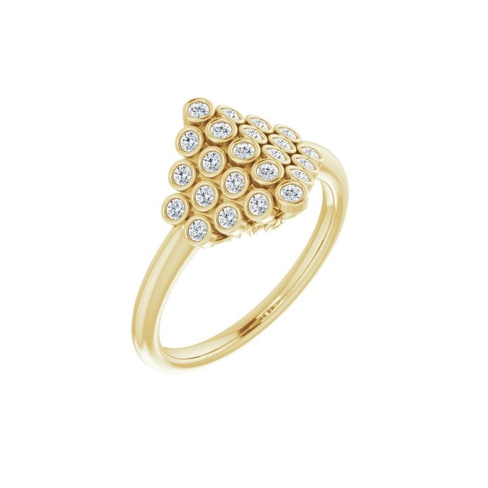Everlee Natural Bezel  Diamond Ring