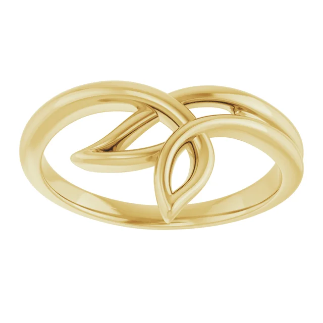 Stylish Gold Loop Knot Ring