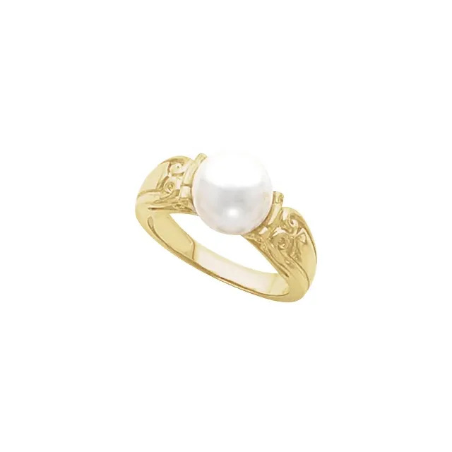 Polished Ring for 9 mm Pearl