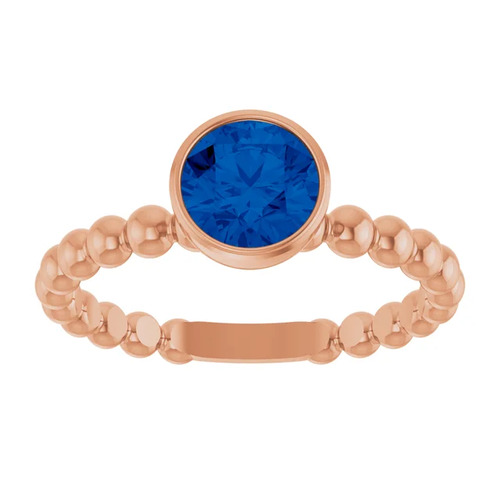 Aunika Blue Sapphire  Engagement Ring