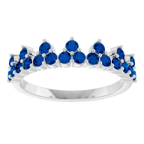 Nezuko 1.05 Carat Blue Sapphire  Wedding Ring
