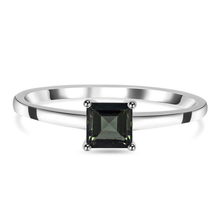 Fleorina Black 4 Prong Diamond Ring