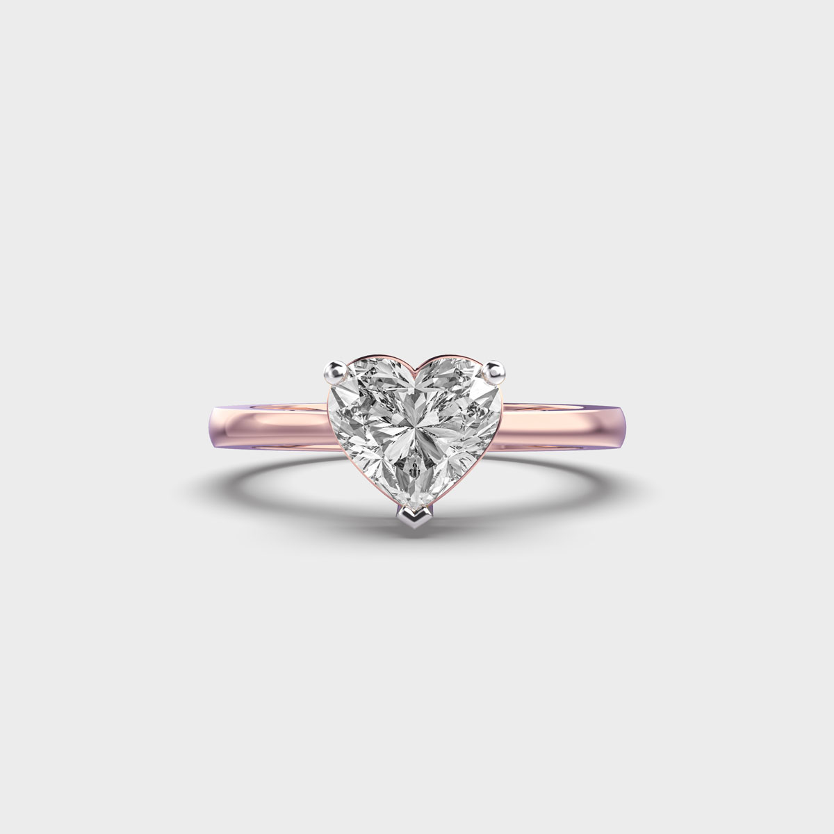 Alcya Natural 3 Prong Diamond Ring