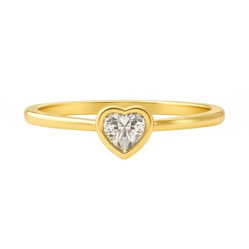 Blusya Natural Bezel Set Diamond Ring