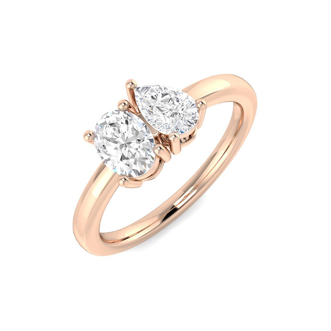 Neira Lab-Created Prong Set Diamond Ring
