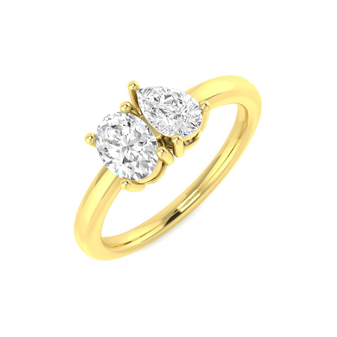 Neira Lab-Created Prong Set Diamond Ring