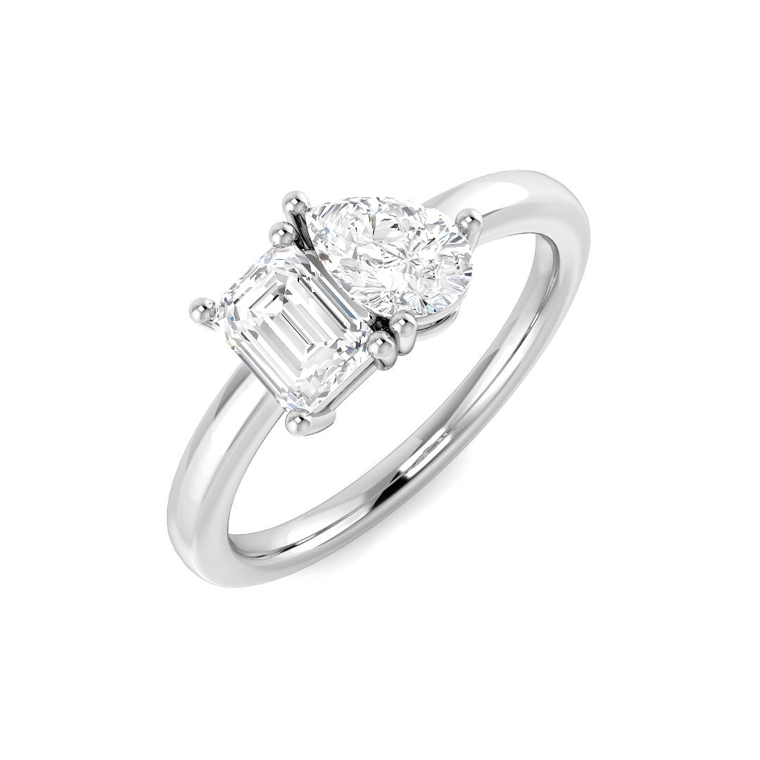 Veila Lab-Created Prong Set Diamond Ring