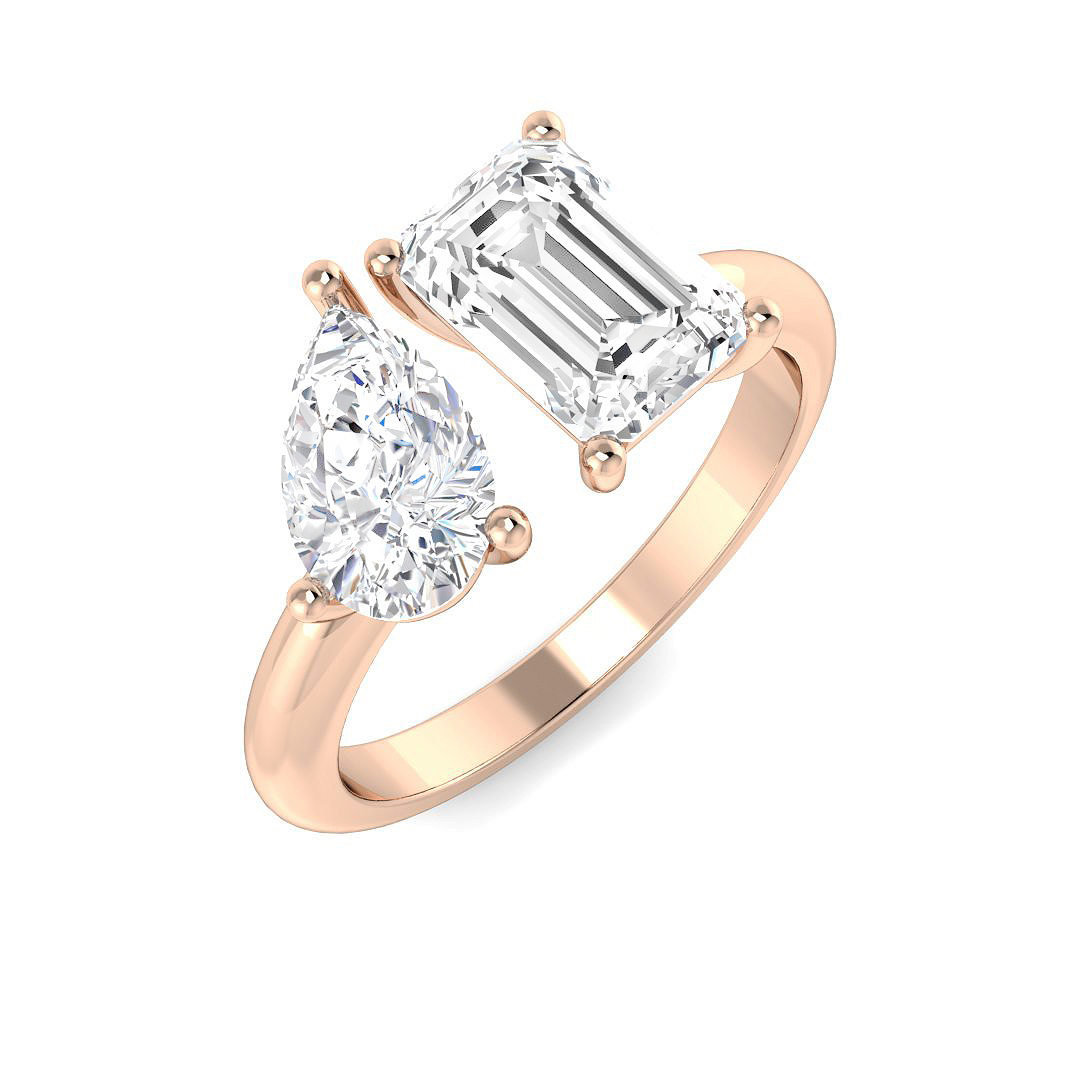 Naira Lab-Created Prong Set Diamond Ring