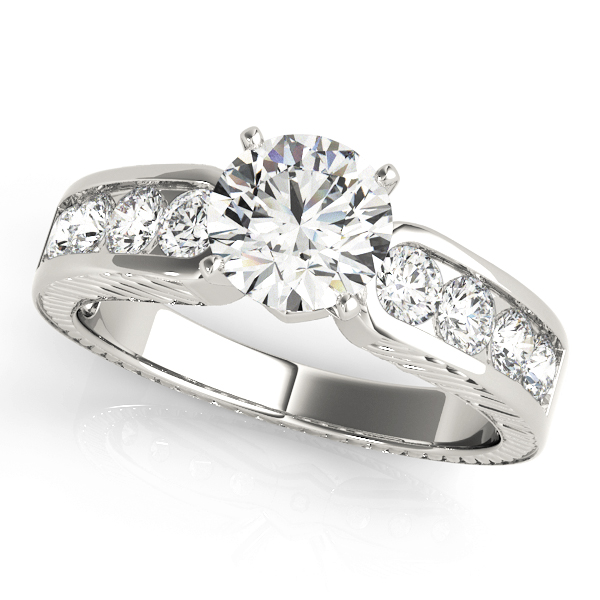 Zavion Lab-Created 4 Prong Setting Diamond Ring