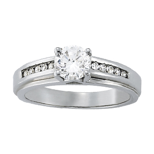 Ziad Lab-Created 4 Prong Setting Diamond Ring