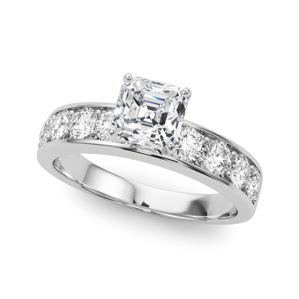 Zola Lab-Created 4 Prong Setting Diamond Ring