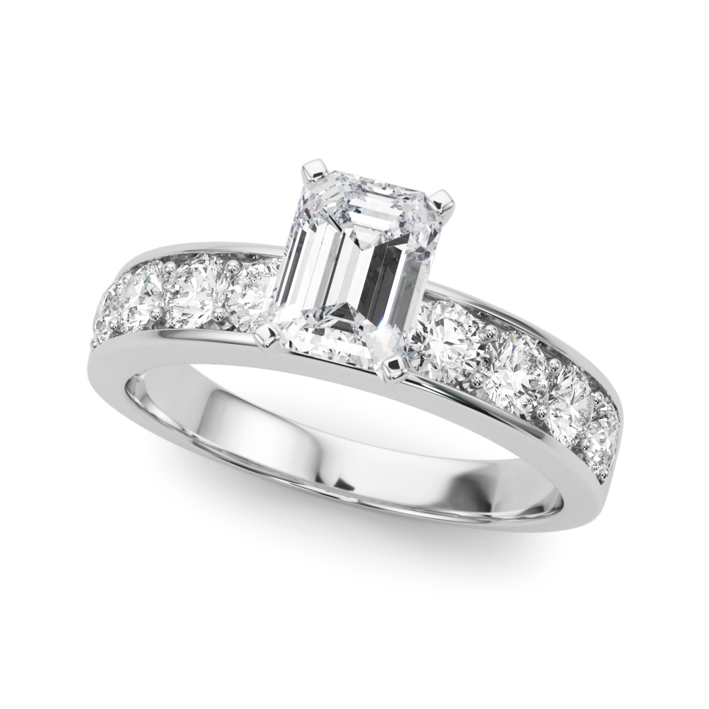 Zahir Lab-Created 4 Prong Setting Diamond Ring