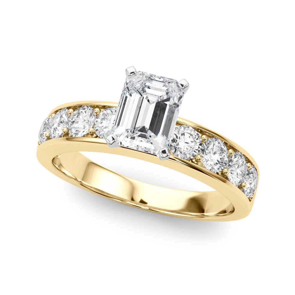 Zahir Lab-Created 4 Prong Setting Diamond Ring
