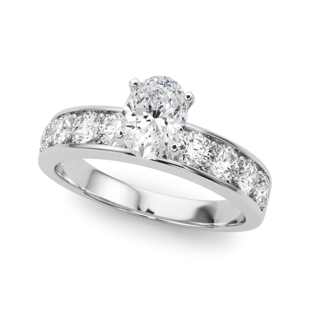 Zyon Lab-Created 4 Prong Setting Diamond Ring