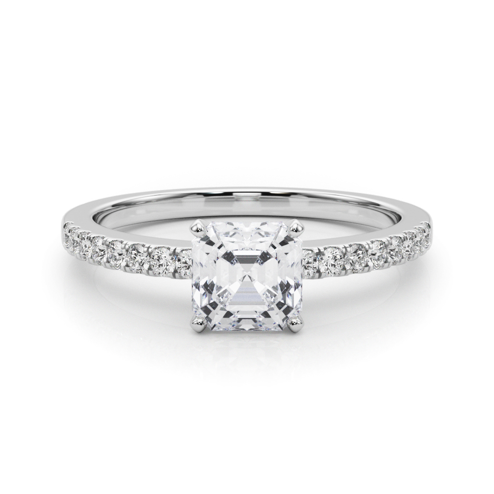 Creeda  Natural 4 Prong Diamond Ring