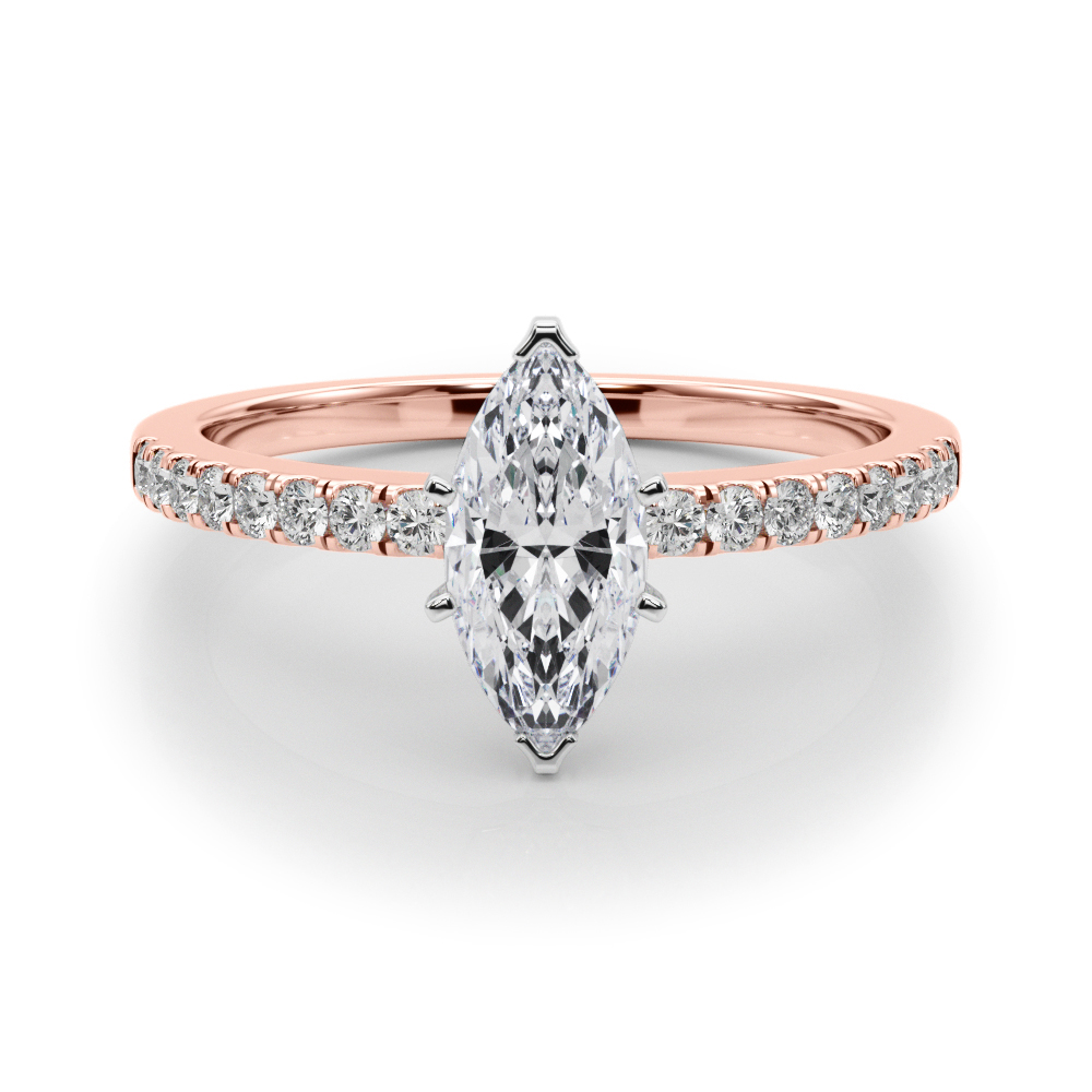 Creeda Natural 6 Prong Diamond Ring