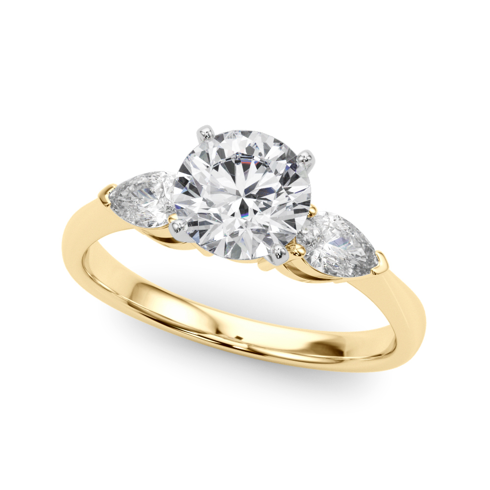 Vihaa Natural 4 Prong Set Diamond Ring