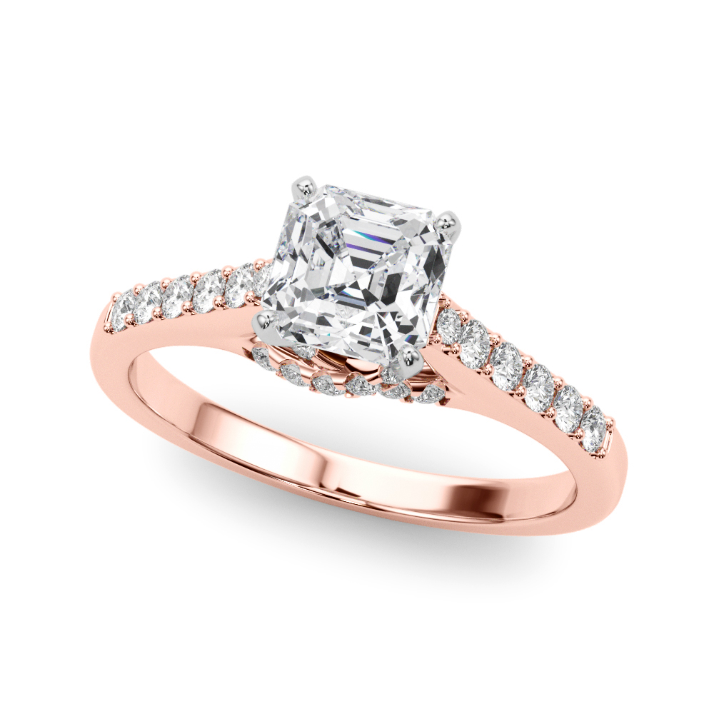 Zaven Lab-Created 4 Prong Setting Diamond Ring
