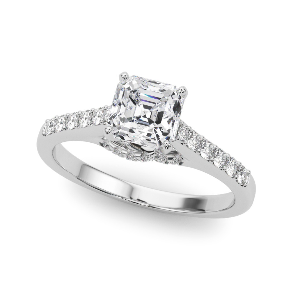 Zaven Lab-Created 4 Prong Setting Diamond Ring