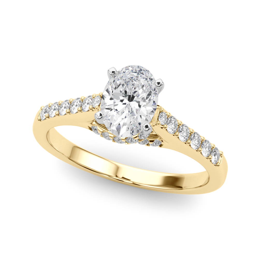 Zianna Lab-Created 4 Prong Setting Diamond Ring