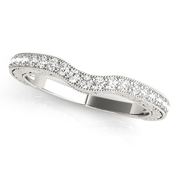 Xoese Lab-Created Diamond Pave Setting Wedding Ring