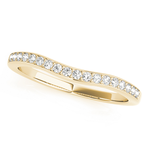 Xerxes Natural Diamond Pave Setting Wedding Ring