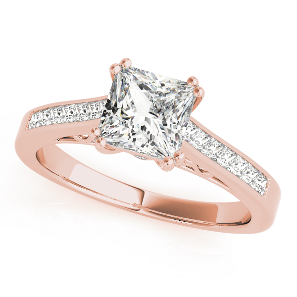 Ziva Lab-Created Double Prong Setting Diamond Ring