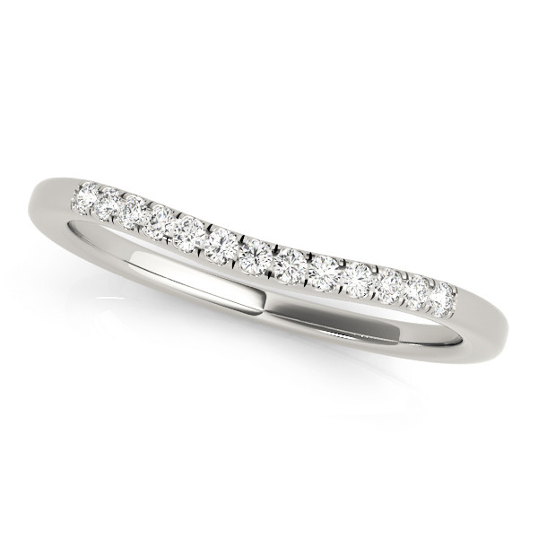 Xylo Natural Diamond Pave Setting Wedding Ring