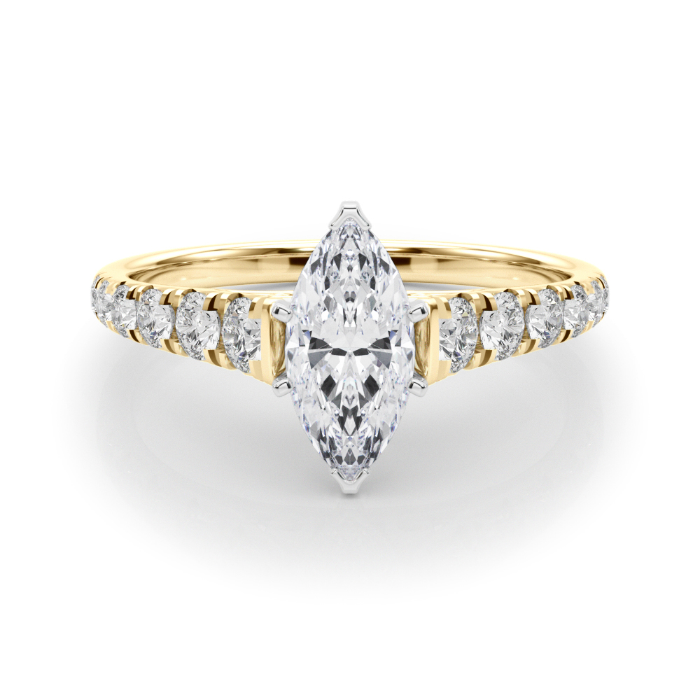 Alfreda Natural 6 Prong Diamond Ring