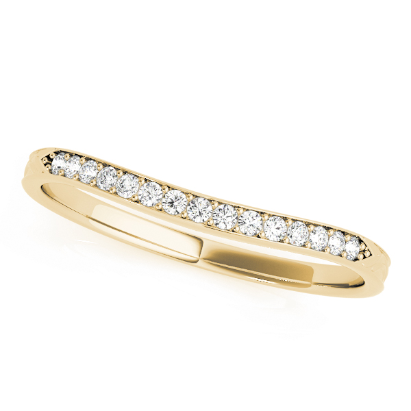 Xuan Natural Diamond Pave Setting Wedding Ring