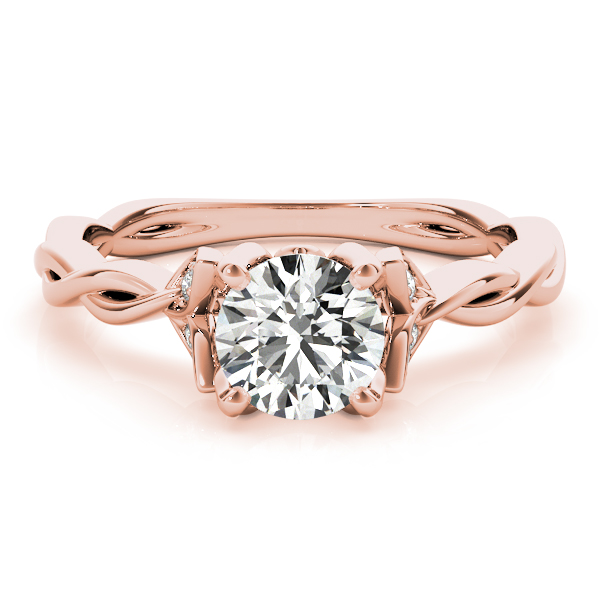 Chit Lab-Created 4 Prong Diamond Ring
